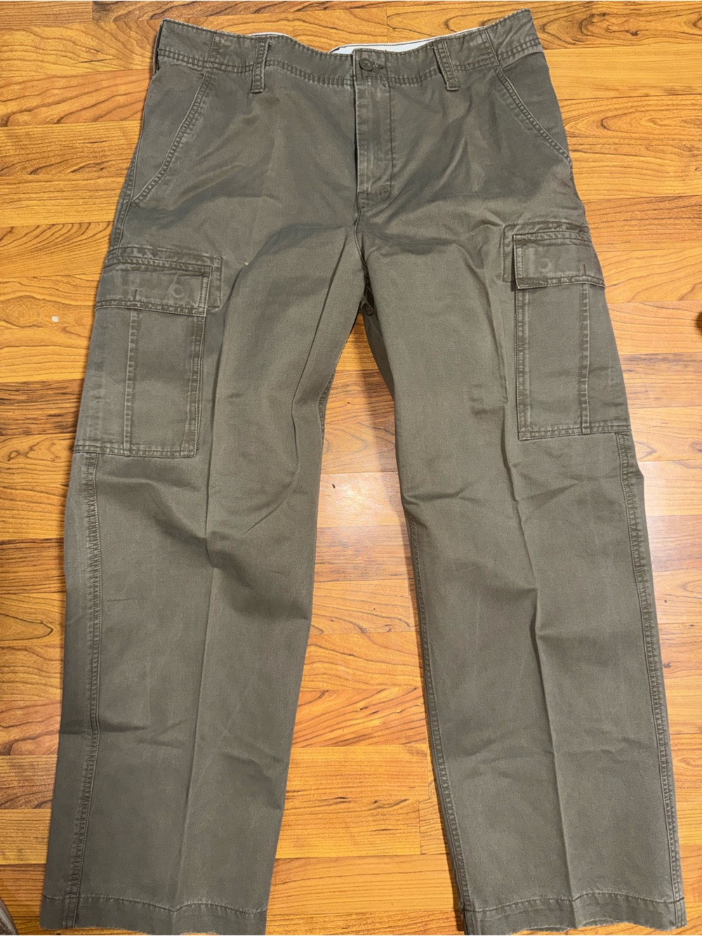 Men's Olive Cargo Pants